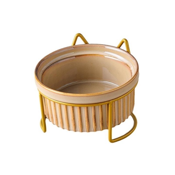 Ceramic Bowls for Cat Food and Water