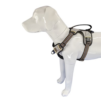 Harnais Cŵn Dim-tynnu Addasadwy