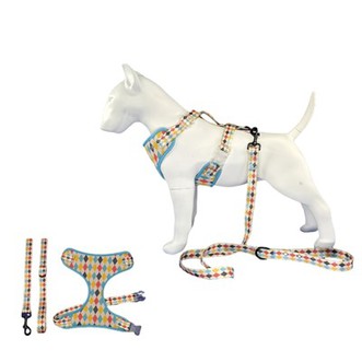 Harnais Cŵn Rhwyll Argraffedig