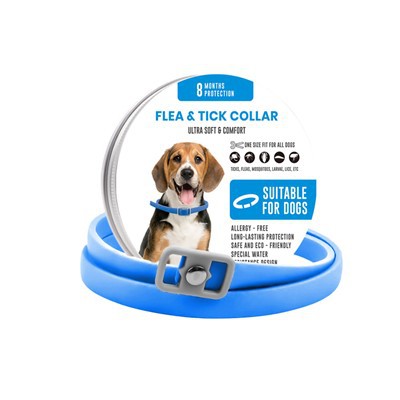 Coler Atal Chwain a Thic Ar Gyfer Cŵn