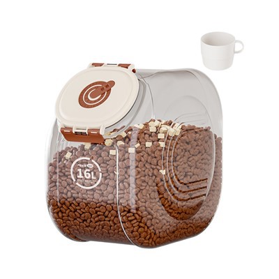 Cynhwysydd Storio Bwyd Anifeiliaid Anwes PP